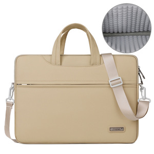 Sac pour ordinateur portable en Oxford durable et léger, mallette d'affaires, sac à bandoulière portable imperméable pour hommes et femmes, sac pour ordinateur portable en polyester avec logo personnalisé - Product Image 1