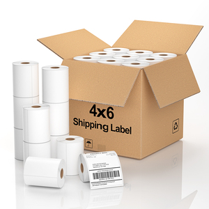 ม้วนฉลากส่งของแบบติดเองได้ ทนทาน สำหรับคลังสินค้า บรรจุภัณฑ์โลจิสติกส์ และการติดตาม<span class=keywords><strong>พัสดุ</strong></span>ด่วน - Product Image 4