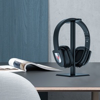 Support de casque portable réglable en alliage d'aluminium Yanjin Z2 avec logo sérigraphié pour café internet, support d'ordinateur et crochet d'affichage