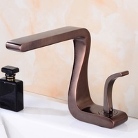 Blanc et or mode mitigeur navire évier robinet grand salle de bain bol bassin mitigeur un trou avec ligne d'alimentation en eau