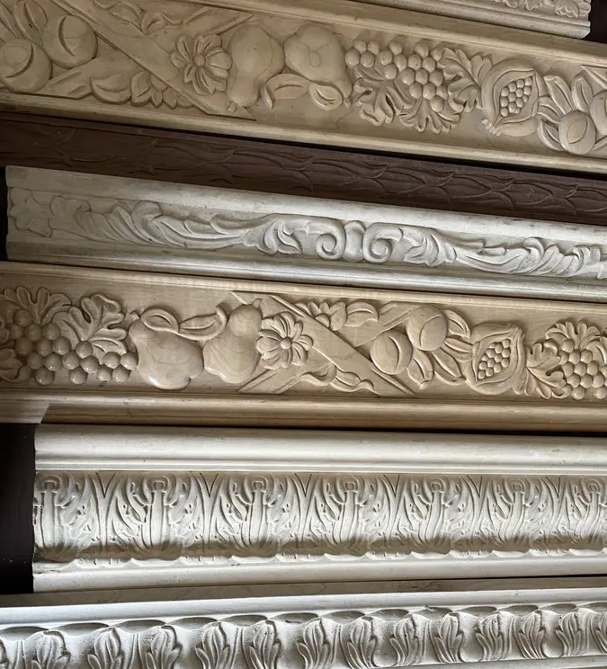 Decorative furniture moulding hand carved wood mouldings wood trim wooden picture frame