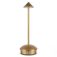 Lampe de table sans fil rechargeable, style minimaliste moderne, à piles, pour hôtel, café, restaurant, bar.