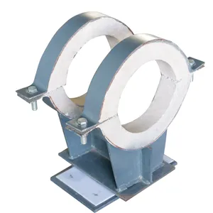 Vermiculite steam insulation sliding guide bracket