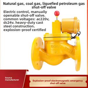 Vanne de sécurité d'arrêt d'urgence pour gaz naturel, gaz liquéfié, gaz de pétrole avec solénoïde - Product Image 2