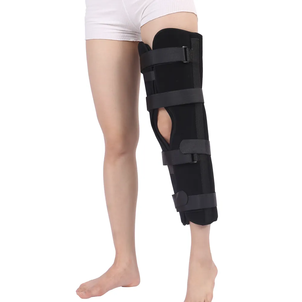 Stabilisateur de Rotule Ouverte Orthopédique Cuisse Fonctionnel OA Genouillère Soutien Pour Soulager La Douleur au genou