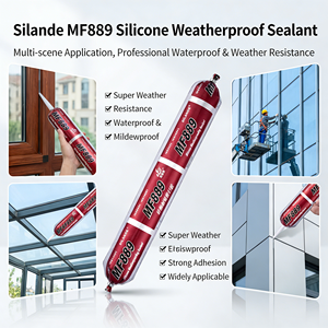 Sellador de Silicona Premium Silande MF889 Resistente a la Intemperie, Curado Neutro, Alto Módulo, para Muros Cortina - Product Image 3