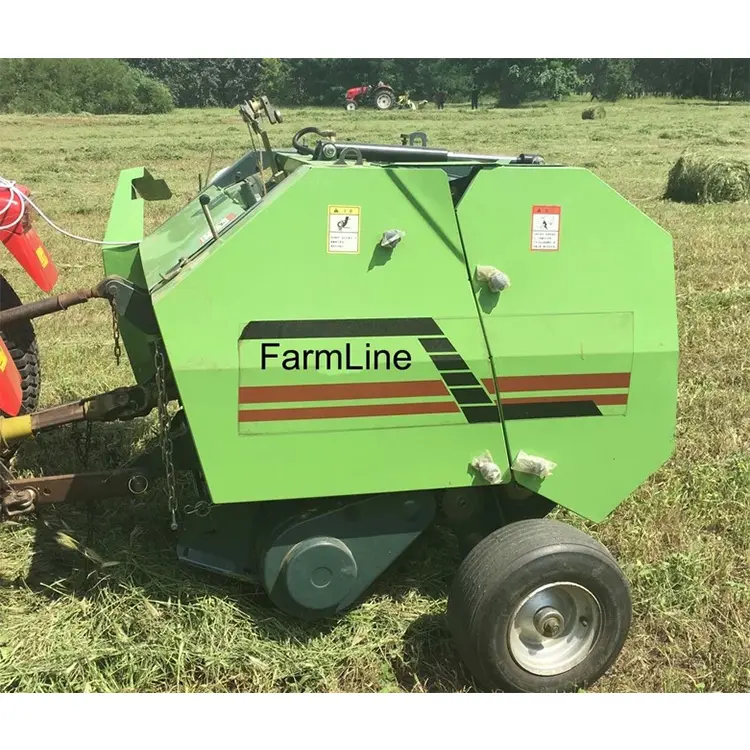 Hot Sale Round Hay Baler 220v Pto Small Net Round Straw Alfalfa Baler Hand Hay Round Baler Machine With Stable Quality