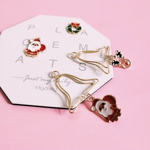Clips de papier mémo mixtes, 5 pièces/boîte, pinces à photos arbre de noël or, forêt, toile à tissu, marque-page, Clips de décoration artisanaux, 5 pièces - Product Image 6