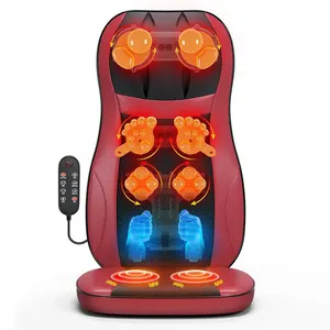 3d seat massage cushion back electric car massage seat cushion shiatsu massage cushion