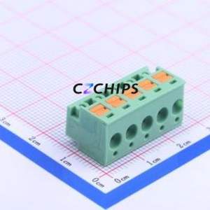 1805546 Spring Terminal Block P=5mm Connector ( Pitch: 5mm )( Number of Pins per Row: 5 )( Rated Current: 10A ) - Product Image 1