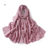 2024 vente chaude nouveau Style élégant en mousseline de soie miroitant Hijab femmes musulmanes diamant brillant en mousseline de soie Hijab écharpe