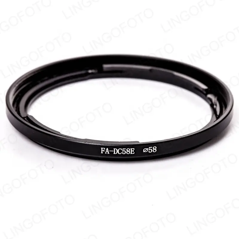 Máy ảnh thiết bị ống kính lọc Adapter Ring cho G1X II 58 Mét hợp kim màu đen tương thích FA-DC58E nhiếp ảnh với g1xii Bộ lọc Bộ chuyển đổi