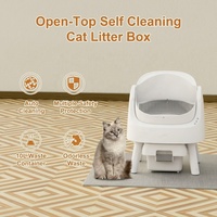 Litière automatique pour chat AS11 entièrement fermée, autonettoyante, grande capacité, intelligente, pour plusieurs chats, usage domestique