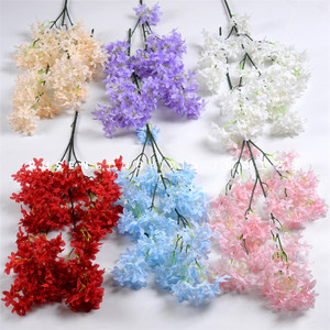 Nhân Tạo Cảnh Quan Nhà Máy Lụa <span class=keywords><strong>Lilac</strong></span> Chi Nhánh Giả Hoa Anh Đào Hoa Gốc Cho Hoa Nền Kỳ Nghỉ Đảng Bố Trí Đạo Cụ - Product Image 2