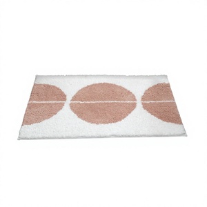Tapis de bain de luxe ITHL en gros, séchage rapide, écologiques, motif floral, style américain, multicolores, en coton, fabriqués à la machine, plus doux - Product Image 1