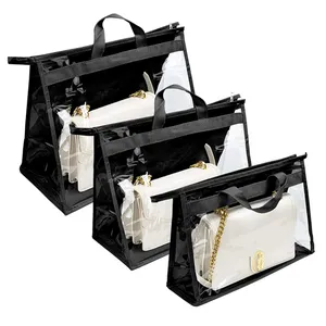 Borsa cosmetica in pvc borsa da viaggio con cerniera impermeabile borsa da viaggio per gioielli da uomo e da donna piccola