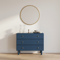 Commode à quatre tiroirs de style européen et américain moderne, pour dortoir et chambre, finition simple blanc et noir, hauteur réglable, en acier inoxydable