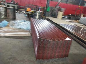 Toit en <span class=keywords><strong>acier</strong></span> de couleur de profil de boîte d'<span class=keywords><strong>anti</strong></span>-<span class=keywords><strong>condensation</strong></span> 1050mm feuille de toiture trapézoïdale prépeinte - Product Image 2