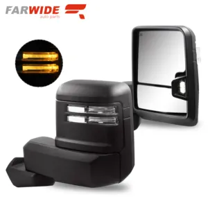 FARWIDE Turn Signal Towing Mirror For Chevrolet GMC 1500 2019 - 2022 Chevrolet 2500 3500 2019 - 2022