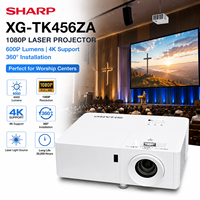 Projecteur laser sans fil 4K WiFi Android TV Smart DLP Home Cinéma Simulateur de golf Projection de films en extérieur 3D