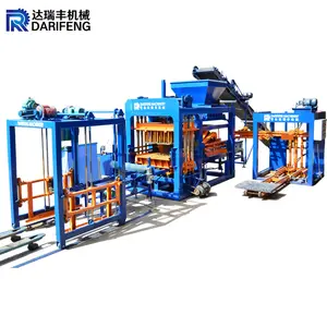QT6-15 cheap automatic machine to make retaining wall blocks for sale qt6 15 concrete block making machine in cameroon