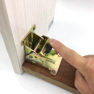 Charnière pliante en acier robuste à 90 degrés avec verrouillage automatique, support multi-usage pour cuisine, salon, chambre, salle à manger, entrepôt - Product Image 1