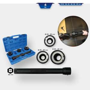 BRILLIANT TOOLS - BT661350 Extracteur/installateur de tige de piste (4 pièces) -EAN 4042146781029 TRANSMISSION - Product Image 2
