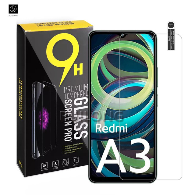 9H Full Glue Screen Protector Tempered Glass for Redmi A3 XiaoMi 14 Ultra CIVI Note 13 12 Pro Poco X6 13C 13R K70 Pro A1