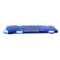 SENKEN ECE R65 R10 SAE 3W LED de alta potencia súper brillante completo todo azul vehículo coche rejilla lineal Barra de luces de advertencia de tráfico