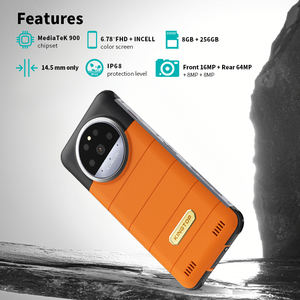 Smartphone <span class=keywords><strong>5G</strong></span> LTE <span class=keywords><strong>Android</strong></span> <span class=keywords><strong>12</strong></span> de 6,8 pouces, 8+256 Go, étanche IP68, anti-poussière, vision nocturne, CDMA, Octa Core, robuste, écran LCD, système d'exploitation français - Product Image 3