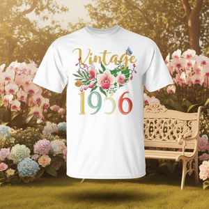 Maglietta vintage per il 66° compleanno di Orchid del 1956 - Product Image 3