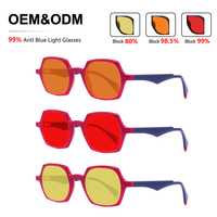 Kacamata Biohacking untuk Tidur dengan Lensa Merah/Kuning |   Dukungan Melatonin untuk Ritme Sirkadian |   Bingkai Bio Acetate Logo Kustom |   Persegi