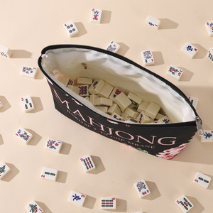 Bolsa de Transporte para Mahjong Estilo Retro, Impermeable y Portátil, para Fichas de Mahjong - Product Image 5