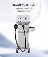 Masseur vibrant vertical G8 Max avec têtes interchangeables, puissance réglable avec précision, utilisé pour l'amélioration mammaire et le drainage lymphatique