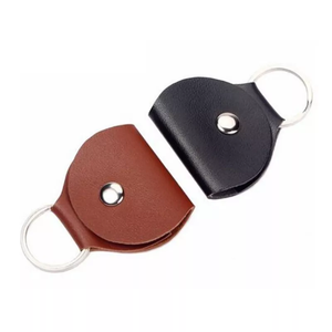 Supporto per plettro per chitarra in pelle all'ingrosso accessori per chitarra a forma di portachiavi supporto per plettro per chitarra - Product Image 2