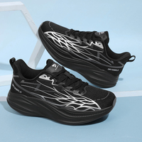 Sneakers décontractées de luxe en gel, personnalisables en gros, avec empeigne en mesh, lacets, semelle intérieure souple, antidérapantes, chaussures de course tendance et amorties