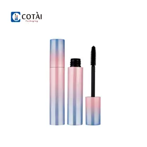 Make up packaging custom eyelash tube with silicone brush