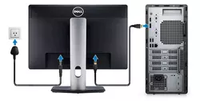 Dels Optiplex 3090mt I5-10500 Lenovo processeur 8G mémoire 1t ordinateur de bureau de jeu Windows 10 ordinateur 400 W OLED Gua