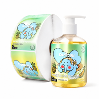Étiquettes en vinyle imperméables écologiques personnalisées pour produits chimiques quotidiens, parfums, gels douche et détergents pour le linge
