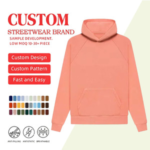 Felpa con Cappuccio Invernale Leggera Essenziale da Uomo, Alta Qualità 100% Cotone, Pullover <span class=keywords><strong>Oversize</strong></span> con Fodera in Maglia - Product Image 1