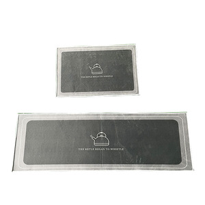 Ensemble <span class=keywords><strong>de</strong></span> 2 pièces <span class=keywords><strong>de</strong></span> <span class=keywords><strong>tapis</strong></span> sur pied et <span class=keywords><strong>de</strong></span> <span class=keywords><strong>tapis</strong></span> <span class=keywords><strong>de</strong></span> <span class=keywords><strong>cuisine</strong></span> antidérapants et absorbant l'eau simples et modernes pour le sol - Product Image 2