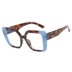 Mode classique rétro carré lunettes cadres personnalisé propre logo haute qualité en gros anti lumière bleue lunettes femmes <span class=keywords><strong>2023</strong></span> - Product Image 5