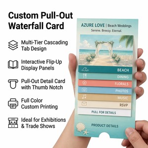 Tarjetas <span class=keywords><strong>de</strong></span> Programación para Desfile <span class=keywords><strong>de</strong></span> Moda Nupcial con Diseño <span class=keywords><strong>de</strong></span> Cascada, Pestañas <span class=keywords><strong>de</strong></span> Colección <span class=keywords><strong>de</strong></span> Diseñador e Información sobre el Lineup <span class=keywords><strong>de</strong></span> Modelos - Product Image 5