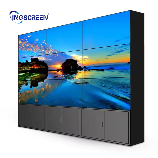 INGSCREEN Led Display Screen 55 Inch 4k Indoor Outdoor TV Video Wall Custom 32 Inch 3x3 Lcd Video Wall