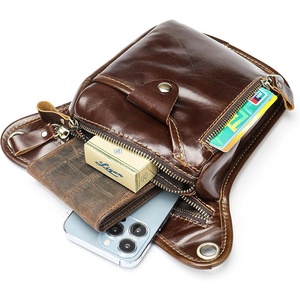 MARRANT <span class=keywords><strong>Marsupio</strong></span> da Uomo, Borsa Porta Attrezzi da Moto, Borsa Laterale in Vera <span class=keywords><strong>Pelle</strong></span> per Cellulare, Borse da Cintura in <span class=keywords><strong>Pelle</strong></span> Genuina per Uomo - Product Image 5