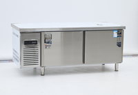 Banc de travail de réfrigération sous-comptoir commercial pour restaurant, congélateur plat, réfrigération horizontale électrique pour usage domestique