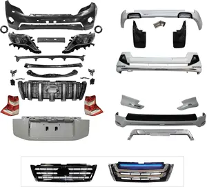 TKZCRST Conversion Kit Prado 2016 Front/Rear Bumper Headlight Grille Upgrade Accessories For 2010-2015 Toyota Prado FJ150 Model