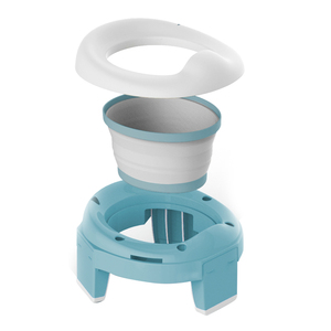 Siège de toilette polyvalent <span class=keywords><strong>3</strong></span> en 1 pour enfants, pliable, portable, antidérapant, en PP et EVA, siège de toilette pour tout-petits, pour la maison et l'extérieur - Product Image 3