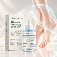 Sérum de Soin des Pieds Professionnel OEM Postbiotique Fermenté au Tripeptide de Cuivre, Émulsion Réparatrice Hydratante Invisible Nuit sur Nuit