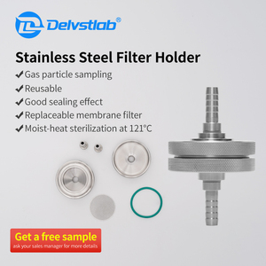 Filtre de laboratoire Delvstlab Porte-filtre en ligne remplaçable en acier inoxydable SS304-II - Product Image 2